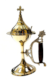 Brass Home Censer with wooden handle